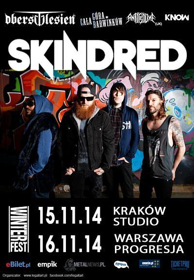 Plakat - Skindred, Oberschlesien, Cała Góra Barwinków