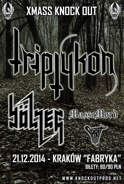 Plakat - Triptykon, Bolzer, Massemord, Spirit