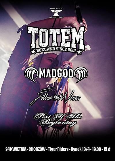 Plakat - Totem, Madgod, Follow the Waves