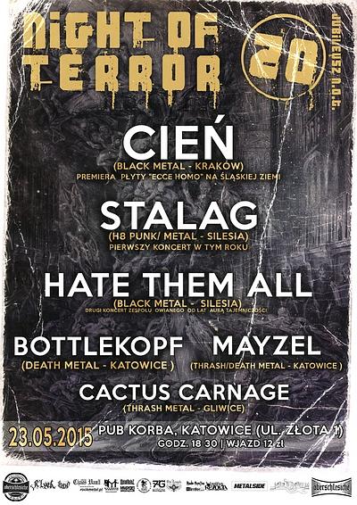 Plakat - Cień, Stalag, Hate Them All, Bottlekopf