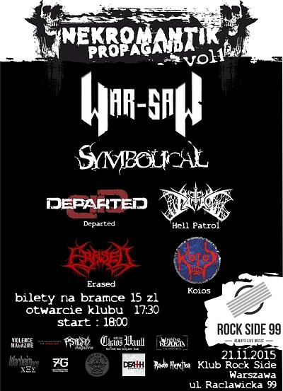 Plakat - War-Saw, Symbolical, Departed, Hell Patrol