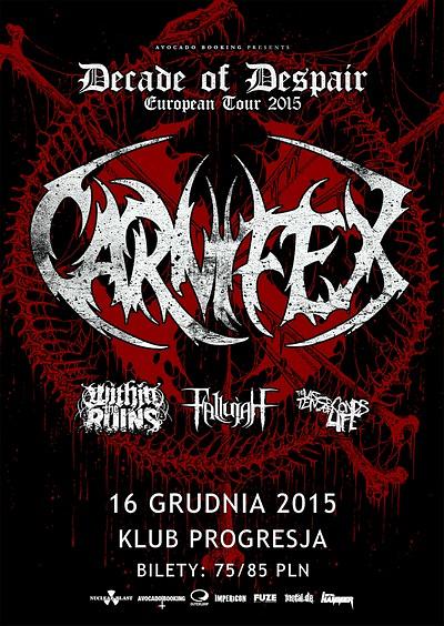 Plakat - Carnifex, Within the Ruins, Fallujah