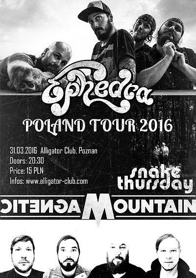 Plakat - Ephedra, Magnetic Mountain, Snake Thursday