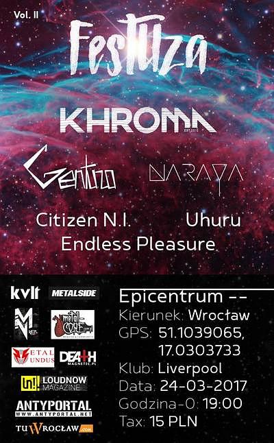 Plakat - Khroma, Gentuza, Naraya, Citizen N.I.