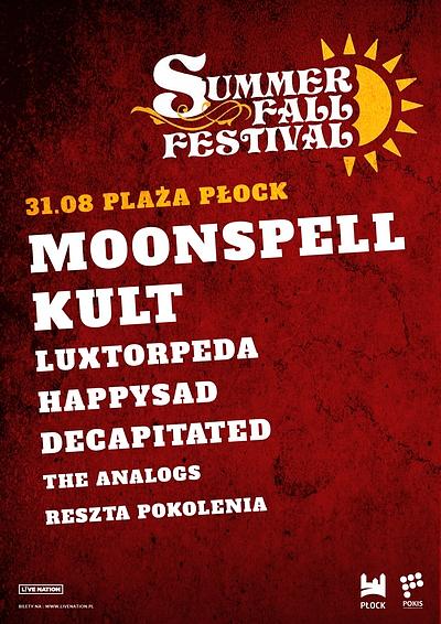 Plakat - Moonspell, Kult, Luxtorpeda, Happysad