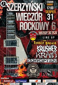 Plakat - Szerzyński Wieczór Rockowy 6