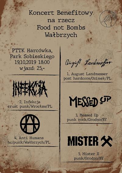 Plakat - Mister X, Messed Up, Infekcja, Anti Humans