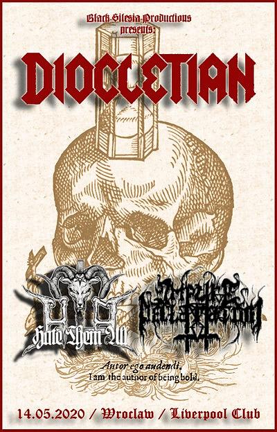 Plakat - Diocletian, Hate Them All, Impure Declaration