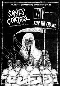 Plakat - Sanity Control, Czerń, Keep The Change