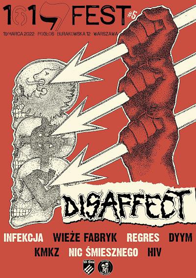 Plakat - Disaffect, Infekcja, Regres, Wieże Fabryk