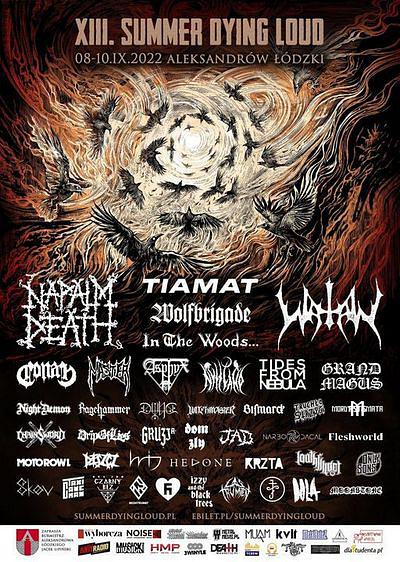 Plakat - Truchło Strzygi, Napalm Death, Asphyx