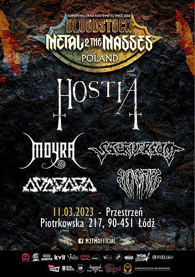 Plakat - Hostia, Moyra, Sacriversum, Smoke Rites