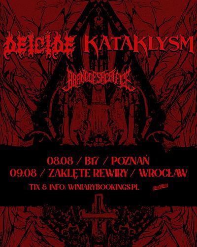 Plakat - Deicide, Kataklysm, Brand of Sacrifice