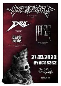 Plakat - Sacriversum, Fatigue, Exul, Dark Side