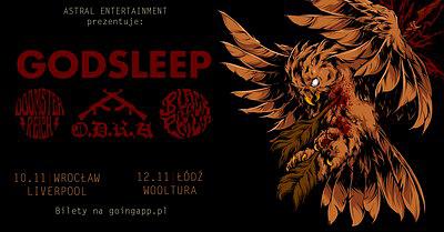 Plakat - Godsleep, o.d.r.a., Doomster Reich