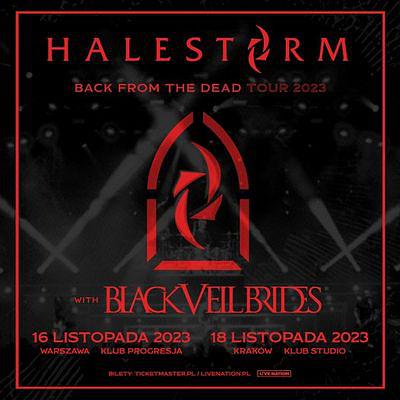 Plakat - Halestorm, Black Veil Brides, Mothica