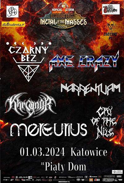 Plakat - Czarny Bez, Axe Crazy, Narrenturm