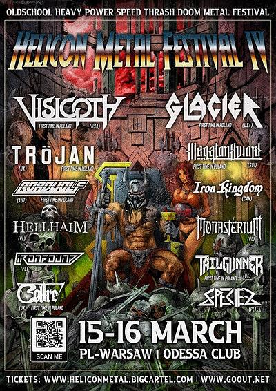 Plakat - Visigoth, Trojan, Roadwolf, Hellhaim