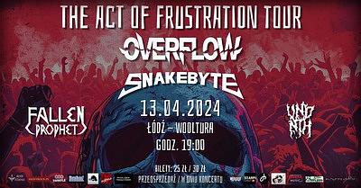 Plakat - Overflow, Snakebyte, Fallen Prophet