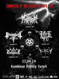 Plakat - Unholy Blood Fest III