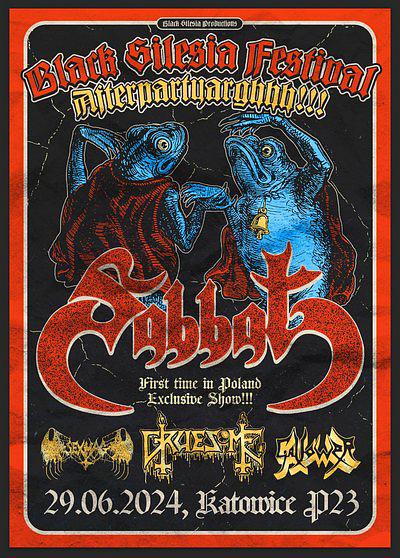 Plakat - Sabbat, Gruesome, Sexmag, Gallower