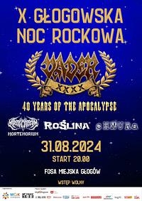 Plakat - X Głogowska Noc Rockowa