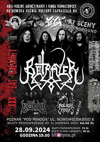 Plakat - Betrayer, North, Moloch Letalis