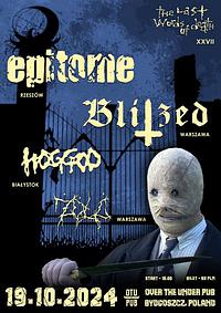 Plakat - Epitome, Blitzed, Hoggod, Żółć