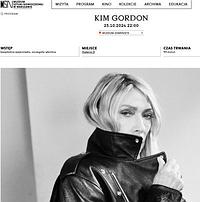 Plakat - Kim Gordon