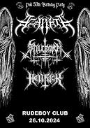 Koncert Azarath, Stillborn, Hellfuck