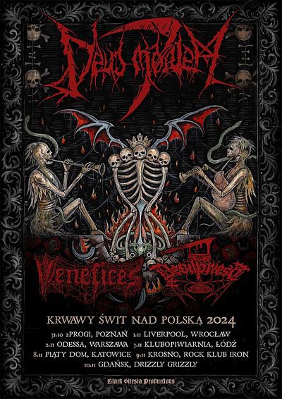 Plakat - Deus Mortem, Devilpriest, Venefices