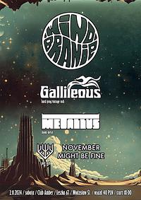 Plakat - Gallileous, Metallus, November Might Be Fine