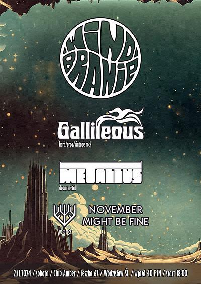 Plakat - Gallileous, Metallus, November Might Be Fine