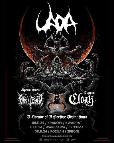 Plakat - Uada, Ghost Bath, Cloak