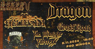 Plakat - Dragon, Hellhaim, Crossroad, The Midnight Fortress