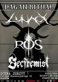 Plakat - Lunacy, Ros, Secfremist