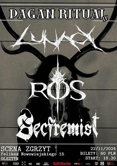 Plakat - Lunacy, Ros, Secfremist