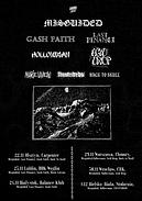 Koncert Misguided, Last Penance, Gash Faith, Marie Laveau