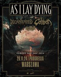 Plakat - As I Lay Dying, Decapitated, Caliban