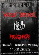 Koncert Wolf Spider, Night Lord, Reigner