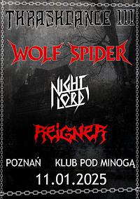 Plakat - Wolf Spider, Night Lord, Reigner