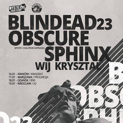 Plakat - Blindead 23, Obscure Sphinx, Wij