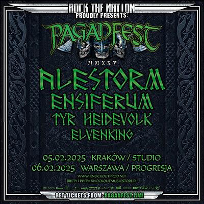 Plakat - Alestorm, Ensiferum, Tyr, Heidevolk