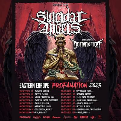 Plakat - Suicidal Angels, Domination Inc.