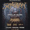 Koncert Suffocation, Fuming Mouth, Angelmaker, Carcosa, Melancolia