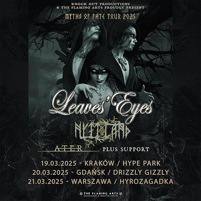 Plakat - Leaves' Eyes, Nytt Land, Ater