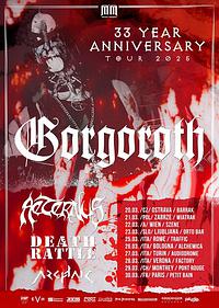 Plakat - Gorgoroth, Aeternus, Death Rate