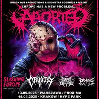 Plakat - Aborted, Crypta, The Zenith Passage