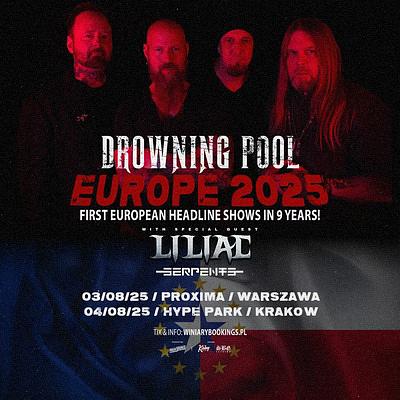 Plakat - Drowning Pool, Liliac, Serpents