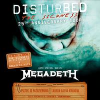 Plakat - Disturbed, Megadeth